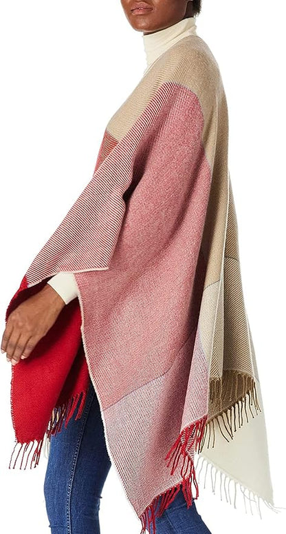 Breezy Lane Women's Shawl Wraps Warm Poncho Ruana Wrap Cardigan