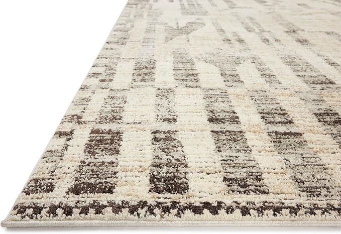 Loloi Jeremiah Brent Bleecker Collection BLE-03 Beige/Stone 6'-7" x 9'-3" Area Rug