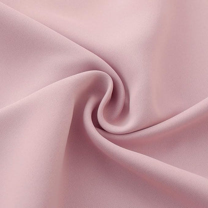 BGment Baby Pink Blackout Curtains 40 Inch Length for Short Window - Small Thermal Insulated Drapes with Rod Pocket Darkening Privacy for Cafe Kitchen Bathroom Girl Bedroom, 34 x 40 Inch, 2 Panels