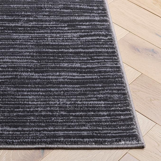 SAFAVIEH Area Rug 6x9 - Vision Collection - Grey, Modern Ombre Design, Non-Shedding & Easy to Clean, Ideal for Living Room, Bedroom, Dining Space (VSN606D)