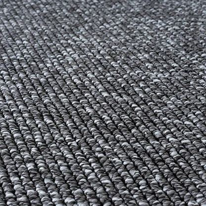 LUXE WEAVERS Solid Machine Woven Smoke 2x3 Area Rug, Indoor Stain-Resistant Carpet