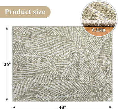 Office Chair Mat for Hardwood Floor, 48"x36" Easy Glide Computer Desk Mat Protector for Rolling Chair Under Desk Rug Nonslip Backing, Machine Wash (Modern)
