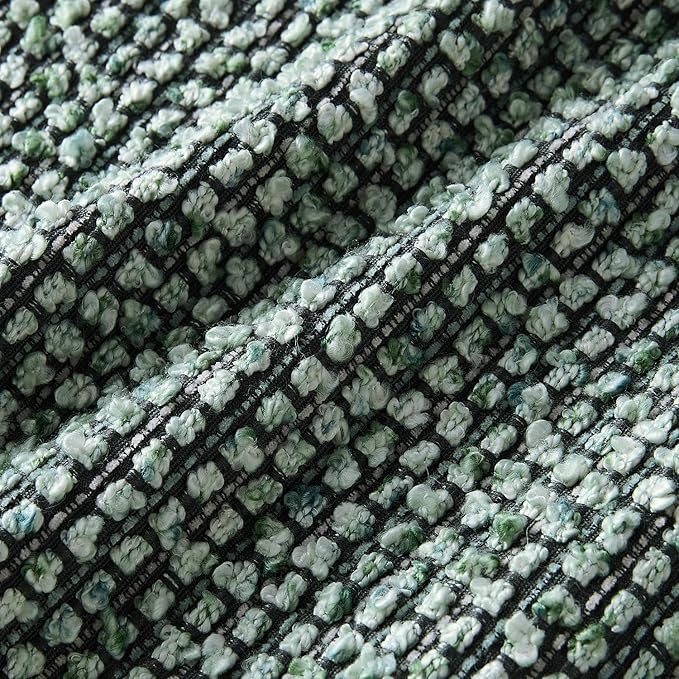 Decorative Couch Throw Pillow Covers 18x18 Set of 2 Green Striped Soft Wool Pillow Covers Neutral Textured Boho Cushion Covers for Modern Farmhouse Sofa Bedroom Living Room Decor SY012-D18