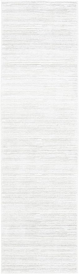 SAFAVIEH Vision Collection Runner Rug - 2'2" x 14', Ivory & Grey, Modern Ombre Design, Non-Shedding & Easy to Clean, Ideal for Foyer, Hallway, Bedroom (VSN606K)