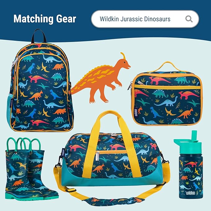 Wildkin 43-inch Kids Nap Mat – Soft Microfiber Toddler Sleeping Mat with Pillow