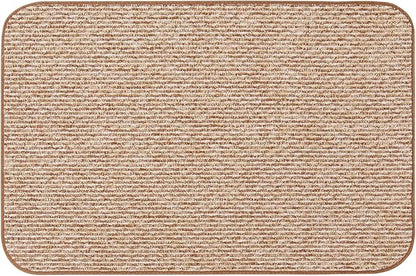 House, Home and More Skid-Resistant Carpet Indoor Area Rug Floor Mat - Praline Brown - 2 Ft X 3 Ft - Non Slip Rubber Backing, Stain Resistant, Dog Friendly, Living Room Bedroom Kitchen Entryway