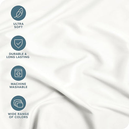 Bare Home Fitted Bottom Sheet Twin XL Size - Premium 1800 Microfiber - Ultra-Soft Hotel Luxury - Deep Pocket - Durable and Long Lasting (Twin XL, Cream)