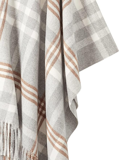 Breezy Lane Women's Shawl Wraps Warm Poncho Ruana Wrap Cardigan