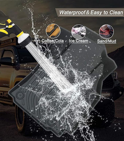 TPE Floor Mats Compatible with KIA Sportage 2017-2022 Models Hyundai Tucson 2016-2021 (Not for Hybrird)，All Weather Protection 3D Tech Waterproof Durable Anti-Slip Floor Liners