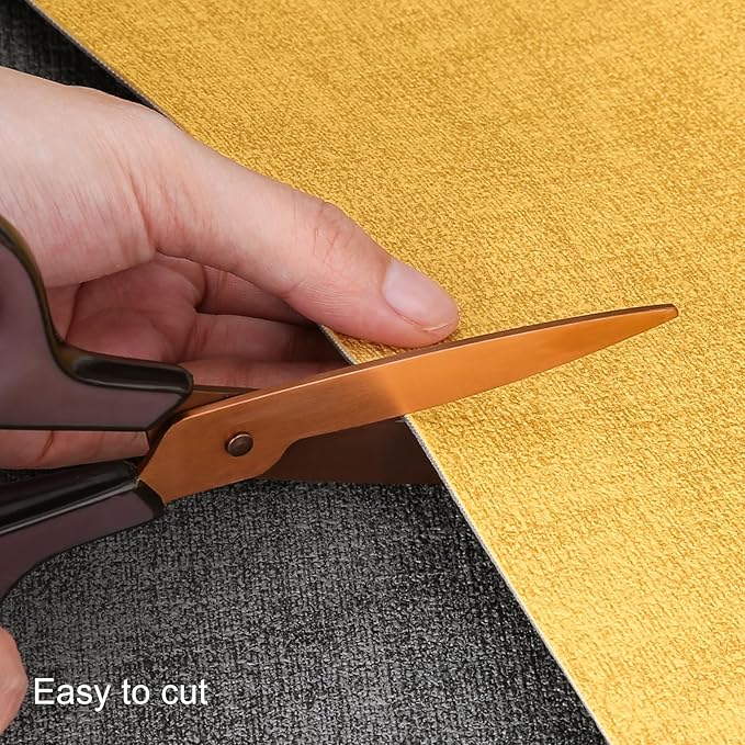Table Runners 72 Inches Long, Dual-Sided Faux Leather Farmhouse Table Runner Waterproof Heatproof Non-Slip for Living Room Party Home Decor Holiday Decorations(Gray Yellow, 15 x 72 Inch)