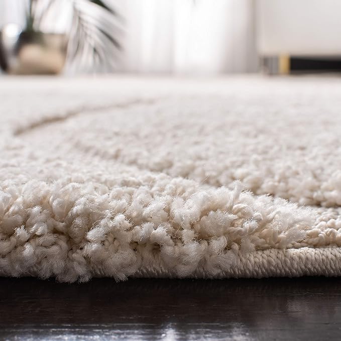 SAFAVIEH Florida Shag Collection Accent Rug - 2'3" x 4', Light Blue & Blue, Non-Shedding & Easy Care, 1.2-inch Thick Ideal for High Traffic Areas in Entryway, Living Room, Bedroom (SG471-6065)