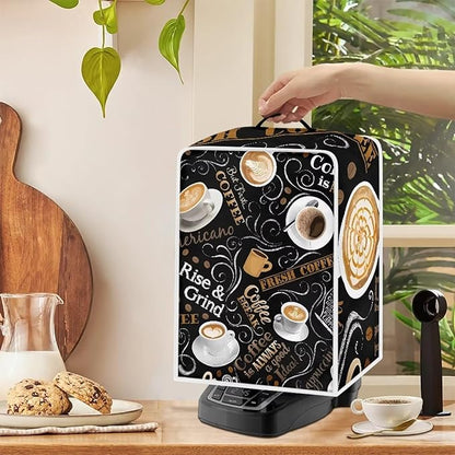 Mumeson Delicious Coffee Coffee Maker Cover Mixers Small Kitchen Machine Cover Blender Dust Cover Kitchen Stand Mixer Cover Small Appliance Covers