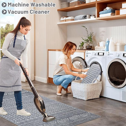 Office Chair Mat for Hardwood Floor&Tile Floor,36"X 48" Heavy Duty Desk Chair Mat for Hard Floors,Under Desk Rug for Rolling Computer Chair,Anti Slip,Low Pile Carpet Floor-Grey