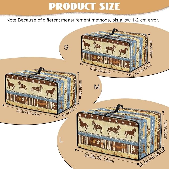 Horse Star Stipe Print Microwave Oven Dust Cover with Storage Bags Microwave Oven Grill Cover Protector Universal Reusable Decor Accessories for Kitchen, M