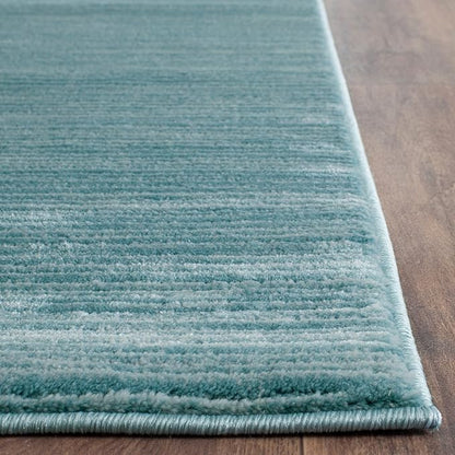 SAFAVIEH Area Rug 6x9 - Vision Collection - Aqua, Modern Ombre Design, Non-Shedding & Easy to Clean, Ideal for Living Room, Bedroom, Dining Space (VSN606B)