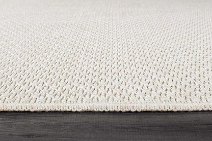 Easy Jute Rug 6x9 Indoor Outdoor Natural Rugs Solid Fiber Rug Woven Area Rug Boho Easy Clean Inside Carpet for Living Room Bedroom Dining Room Hallway or Outdoor Patio Porch (6 X 9 Bone)