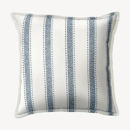 SanVia Scandi Nest Premium Cotton Throw Pillow Covers, 20 x 20 Inches, Luxurious Handwoven Couch Pillow Covers with Hidden Zipper, Elegant Home Décor, Insert Not Included