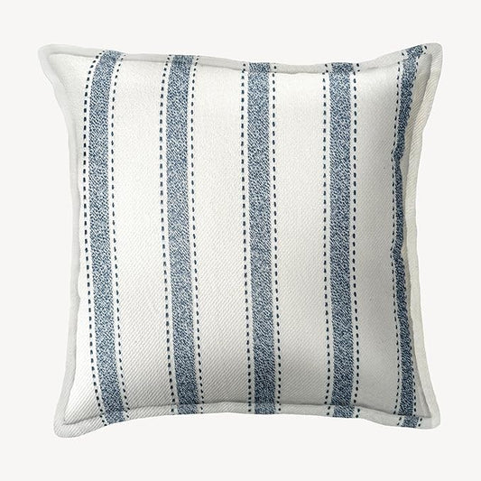 SanVia Scandi Nest Premium Cotton Throw Pillow Covers, 20 x 20 Inches, Luxurious Handwoven Couch Pillow Covers with Hidden Zipper, Elegant Home Décor, Insert Not Included