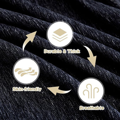 MYSKY HOME Oversized Couch Cover Sofa Covers Couch Covers for 3 Cushion Couch Sofa Pet Friendly L Shaped Couch Cover Sectional Couch Cover Non Slip Furniture Protector for Kids, 91"x150", Navy Blue