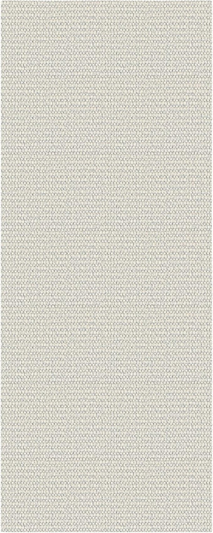 EARTHALL Woven Runner Rug 2x5 Ft Washable Runners for Hallways Cotton Rubber Backed Kitchen Runner Braided Indoor Floor Carpet Runners for Entryway, Hallway, Kitchen, Bedroom, Cream/Grayish