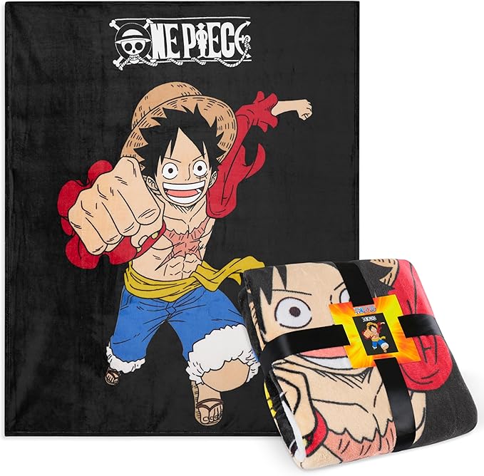 One Piece Fleece Blanket Super Soft Blanket Throw Bed Accessories 150 x 130cm Sofa Throw Bed Blankets Anime Gifts