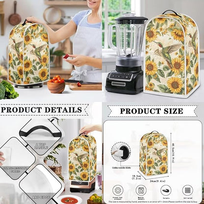 Hummingbird Blender Dust Cover & Bread Maker Toaster Cover - Sunflower Kitchen Small Appliance Dustproof Accessories