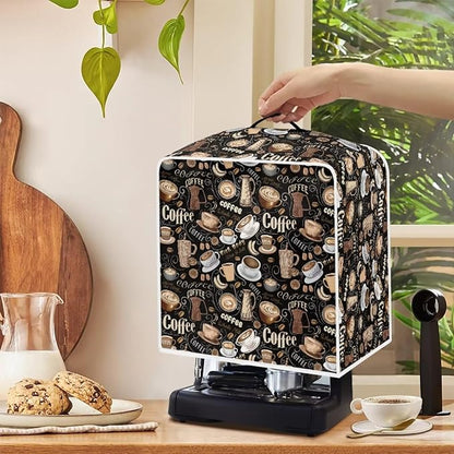Coffee Maker Cover for Kitchen Counter, Washable Foldable Kitchen Appliance Covers