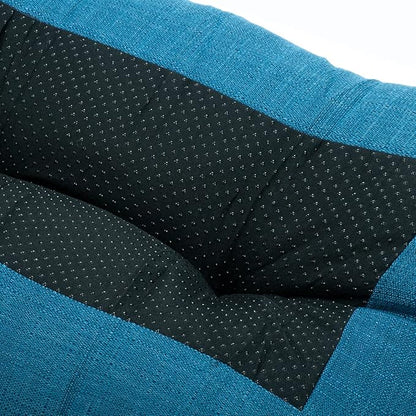 FUNHOME Outdoor Bench Cushion 45 x18 inch with Non-Slip Grips,Water Resistant Porch Swing Cushion,Bench Pillow Pads,Tufted Cushions for Patio Garden Furniture,45" Seat Cushions(Light Blue)