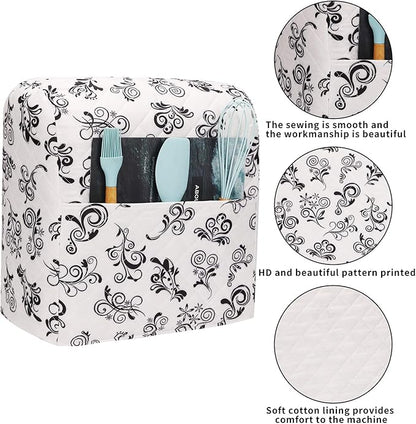 Kitchen Aid Mixer Cover,Kitchen Stand Mixer Cover Compatible With 5-8 Quart Kitchenaid Hamilton Mixers,Kitchen Aid Covers for Stand Mixer With Pockets,Kitchen Aid Mixer Assecories