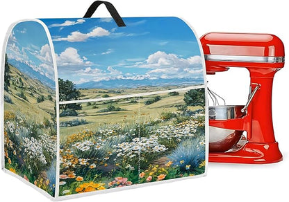 Mixer Dust Cover for 8.5-9.5 Qt Stand Mixer, Cloth Cover with 2 Storage Pockets for Stand Mixer Protective Covers Large for 8.5-9.5 Quart Mixer