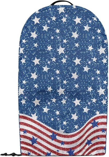 USA Flag Print Blender Dust Cover Stand Mixer or Coffee Maker Appliance Covers with Drawstring Anti Fingerprint Polyester Dust Proof Stain Resistant Blender Cover for Kitchen