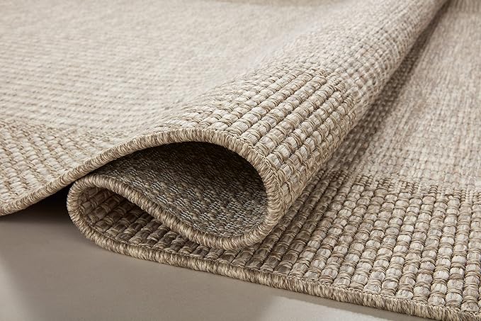 Loloi Dawn Collection Indoor/Outdoor DAW-06 Russet 7'-8" x 7'-8" Round Area Rug