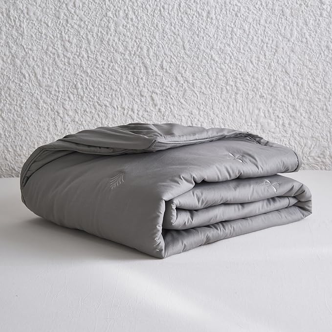 Simple&Opulence Cooling Quilted Mattress Pad – Fitted Sheet Mattress Protector Cover with Elastic Corners, Soft & Breathable, 16 Inch Deep Pocket (Dark Grey,Queen)