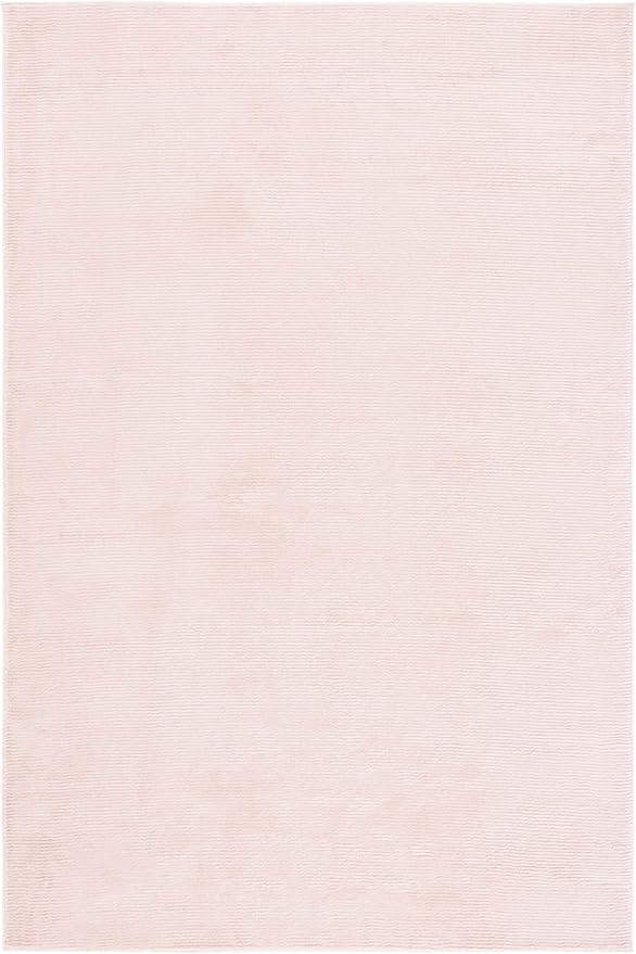 SAFAVIEH Revive Collection Area Rug - 4' x 6', Pink, Transitional Design, Stain Resistant, Ideal for High Traffic Areas in Living Room, Bedroom & Dining Room (REV102U-4)