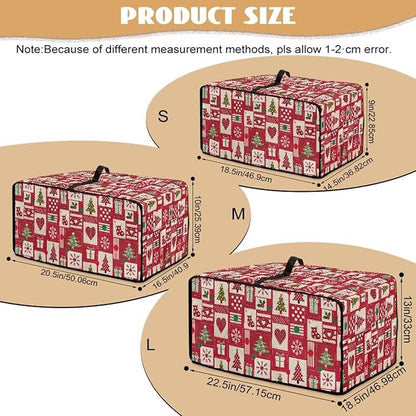 Christmas Decor Air Fryer Toaster Oven Dust Cover Washable Convection Oven Cover Stylish Kitchen Appliance Protector Decorations Countertop Accessories, S, Christmas Patchwork Print