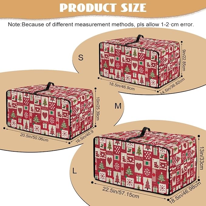 Christmas Decor Air Fryer Toaster Oven Dust Cover Washable Convection Oven Cover Stylish Kitchen Appliance Protector Decorations Countertop Accessories, M, Christmas Patchwork Print