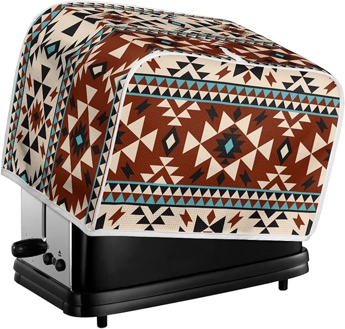 ZFRXIGN Southwestern Toaster Cover 2 Slice Small Appliance Covers Organizer Toaster Bag Washable Toaster Oven Cover Boho Tribal Aztec Native American