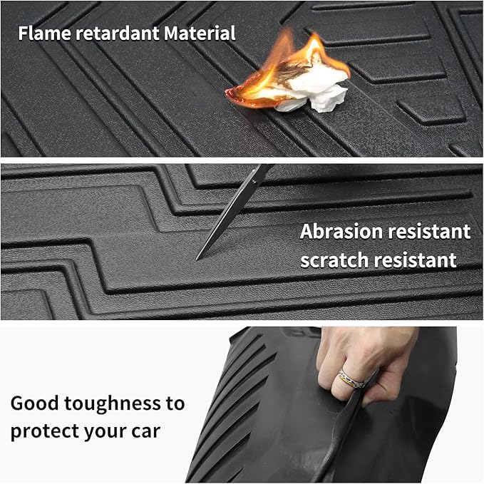Custom Car Cargo Mats Trunk Liner All Weather TPE Protection Mat Accessories (for 2018-2023 Toyota C-HR)