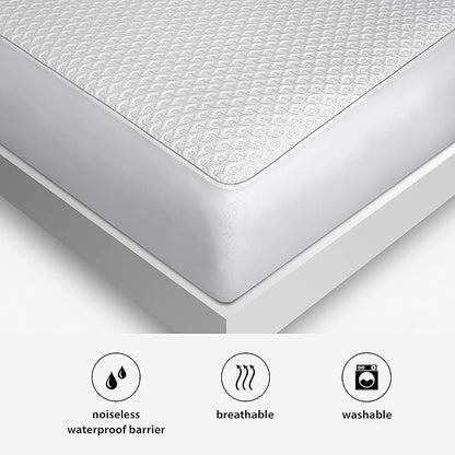 Bedgear Ver-Tex Cooling King Mattress Protector - Waterproof and Instant Cooling Mattress Cover for Bed - Deep Pockets and Adjustable Base Friendly - Hypoallergenic