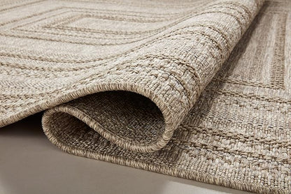 Loloi Dawn Collection Indoor/Outdoor DAW-01 Natural 2'-3" x 10'-0" Runner Rug