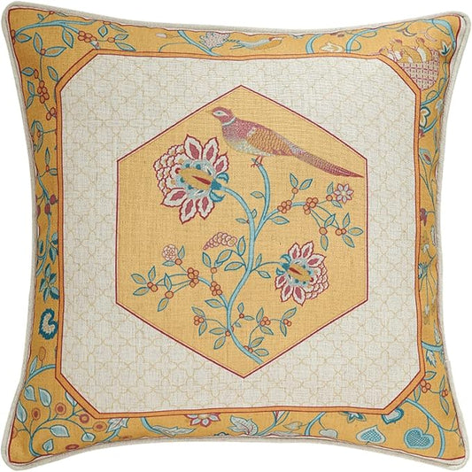 patdrea Linen Decorative Throw Pillow Covers Set Soft Durable Cushion Cases Pillowcase for Couch Bedroom Car Living Room 18"x 18"