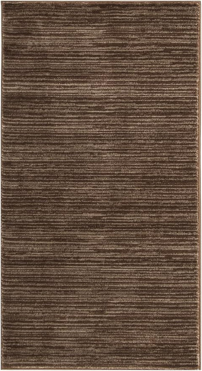 SAFAVIEH Vision Collection Accent Rug - 2' x 3', Brown, Modern Ombre Design, Non-Shedding & Easy to Clean, Ideal for Entryway, Foyer, Bedroom (VSN606E)