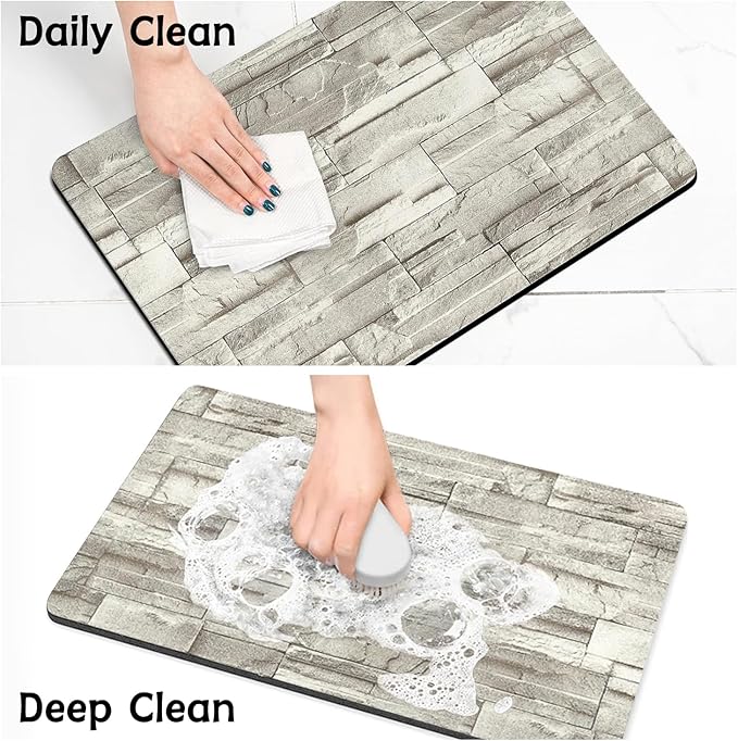 Pet Food Mats for Floor, Absorbent Dog Mat for Food and Water Dispenser Mat, Dog Food Mat Quick Dry Cat Food Mat Pet Supplies