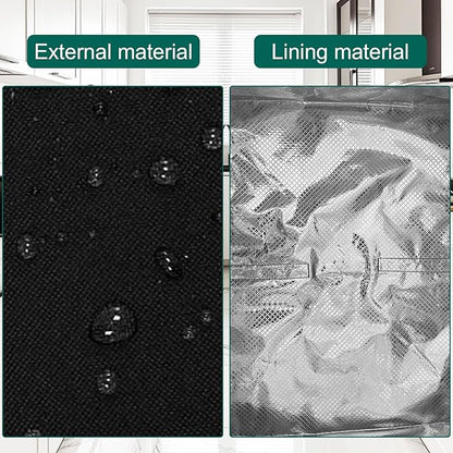 Heavy Duty Ninja Oven Cover for Double Stack XL DCT451/DCT651 & FlexDoor DCT402BK, Heat Resistant Dust Proof Protector, Waterproof Countertop Appliance Cover Fits 18.72"D x 17.34"W x 13.40"H
