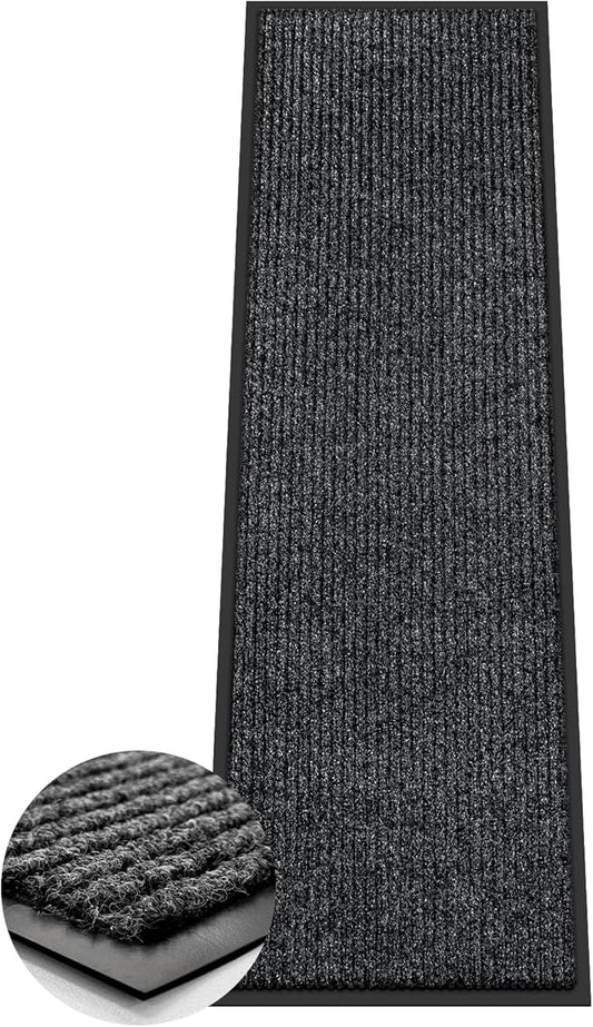 Azadx 3'x10' Indoor Outdoor Door Mat Heavy Duty Front Door Mat Ultra Absorbent Muddy Dirt Resist Welcome Door Mats Non-Slip Backing Entrance Mat for Home Commercial Outdoor Entrance Floor Mat