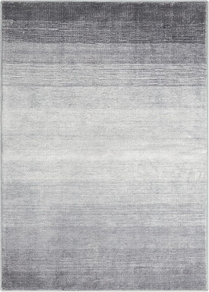 Wonnitar Modern Ombre 5x7 Grey Rugs for Living Room, Washable Large Bedroom Area Rug, Non-Slip Stain Resistant Dining Table Throw Mat, Abstract Carpet for Entry Basement Dorm (Grey, 5'x7')