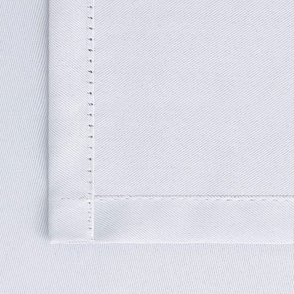 BGment Curtains 45 Inches Length - Rod Pocket Short Window Drapes for Bedroom Kitchen Cafe, Greyish White, 42 x 45 Inch, 2 Panels Set