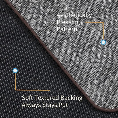 Chair Mat for Hardwood & Tile Floor, 47" x 60" Heavy Duty Office Chair Mat for Rolling Chairs, Anti Slip, Non-Curve, Floor Protector for Home Office, Gray Square