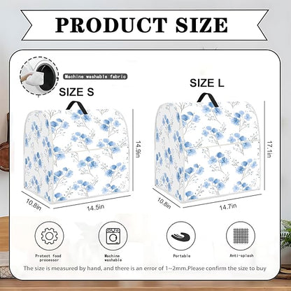 Mixer Dust Cover for 6-8 Qt Stand Mixer, Cloth Cover with 2 Storage Pockets for Stand Mixer Protective Covers Large for 6-8 Quart Mixer