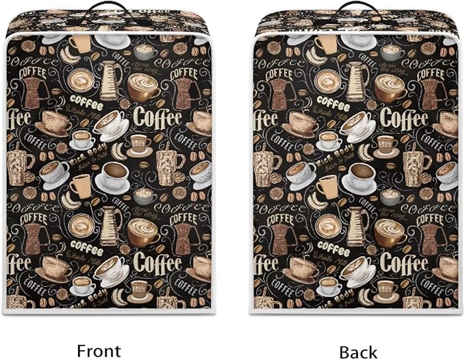 Coffee Maker Cover for Kitchen Counter, Washable Foldable Kitchen Appliance Covers